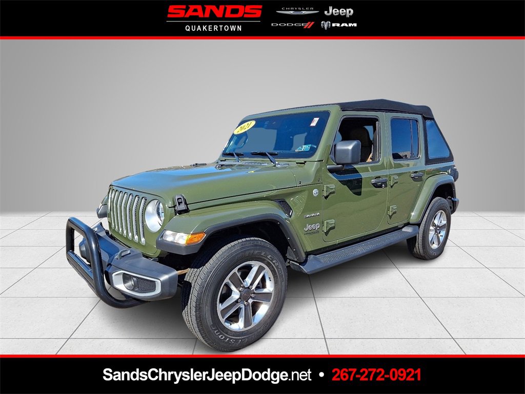 Used 2021 Jeep Wrangler Unlimited Sahara image 1