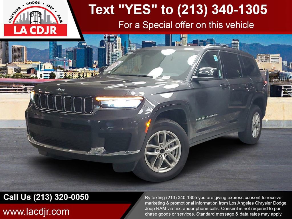 Used 2024 Jeep Grand Cherokee L Laredo w/ Luxury Tech Group I AWD/4WD image 1