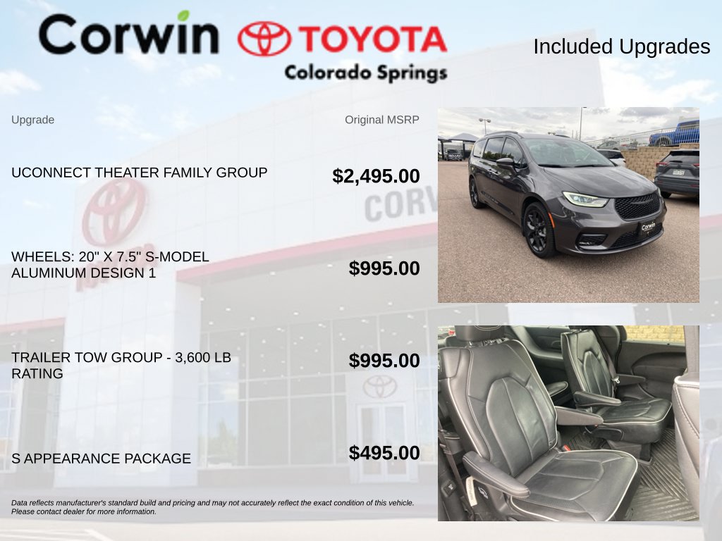 Used 2021 Chrysler Pacifica Limited w/ Uconnect Theater Family Group AWD/4WD image 8