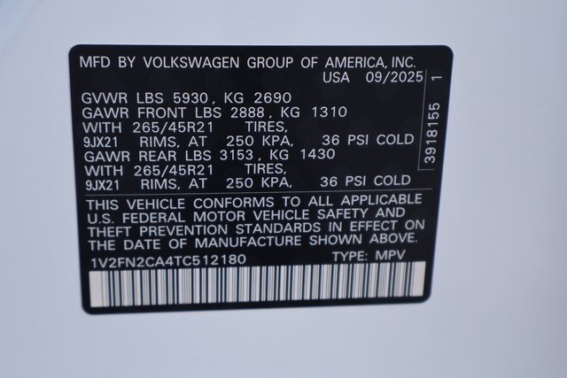 New 2026 Volkswagen Atlas SEL Premium R-Line image 27