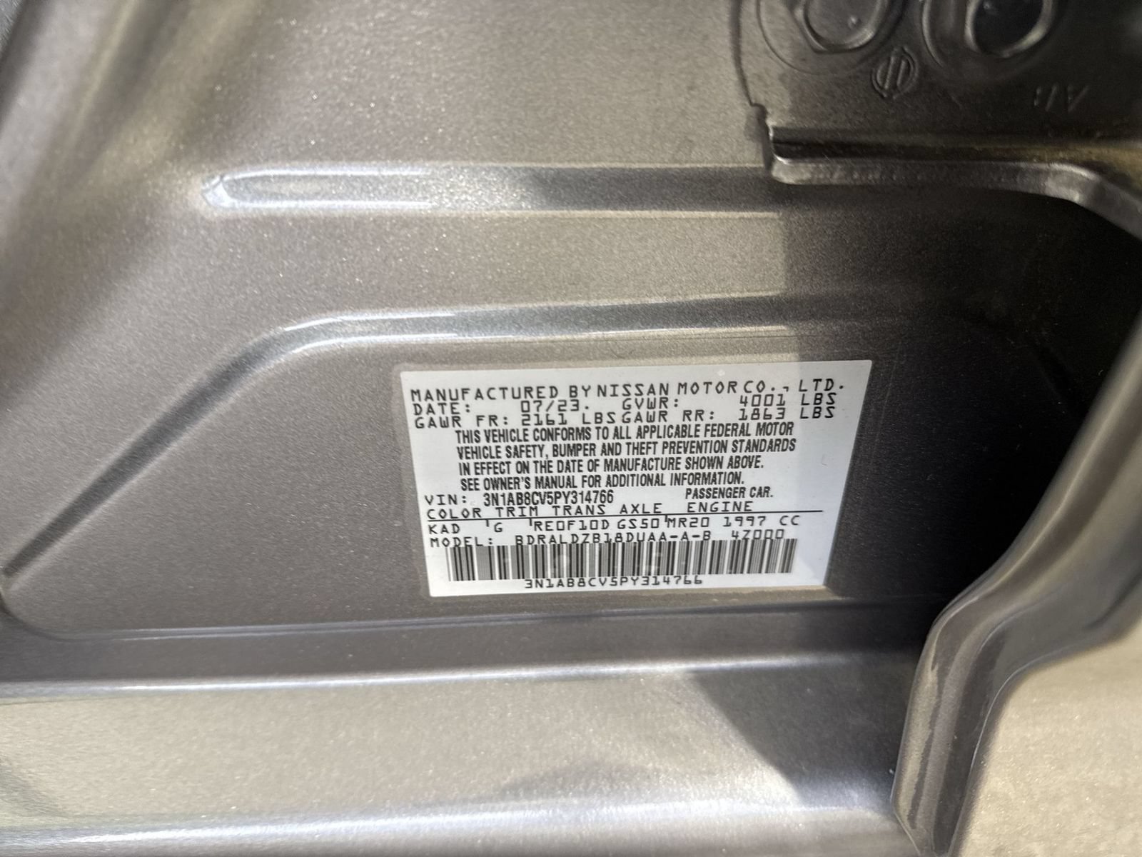 Used 2023 Nissan Sentra SV w/ All-Weather Package FWD image 36