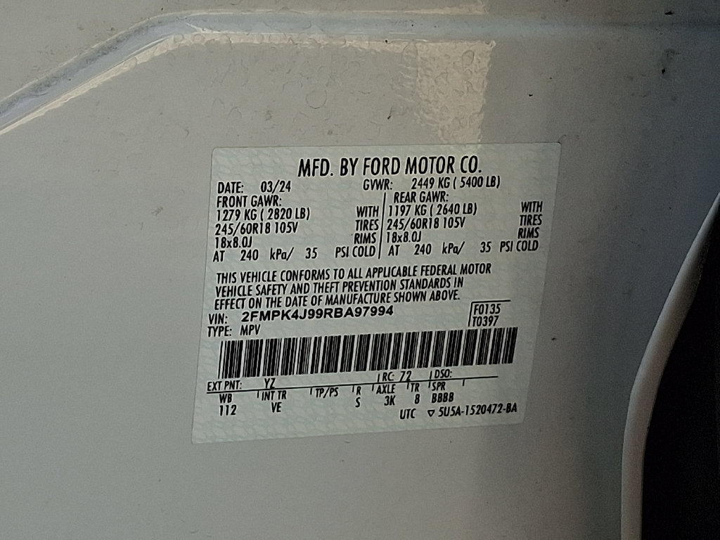 Used 2024 Ford Edge SEL AWD/4WD image 26