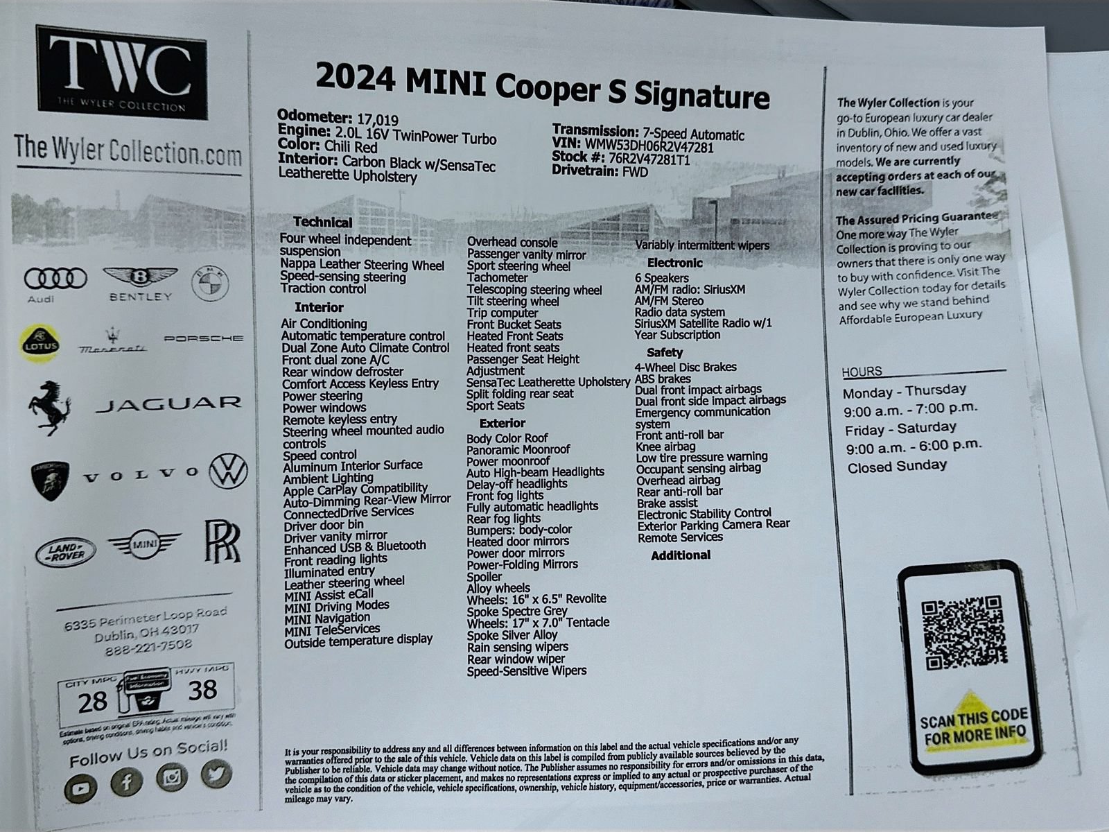 Used 2024 MINI Cooper S FWD image 44