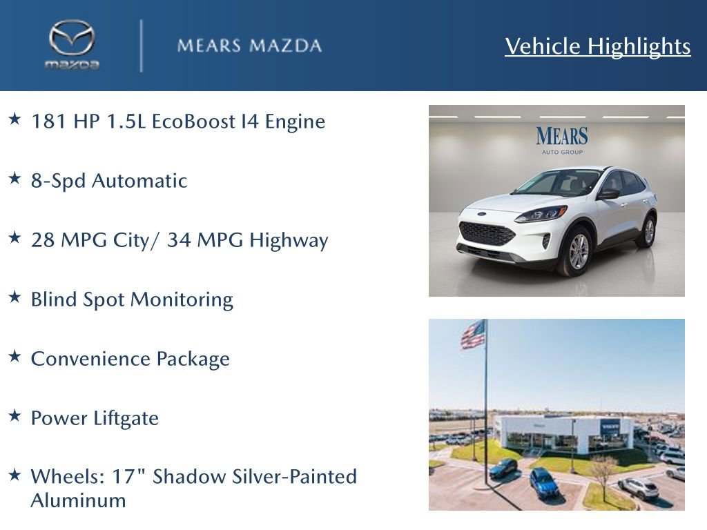 Used 2022 Ford Escape SE w/ Convenience Package image 2