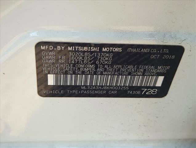 Used 2019 Mitsubishi Mirage ES FWD video 2