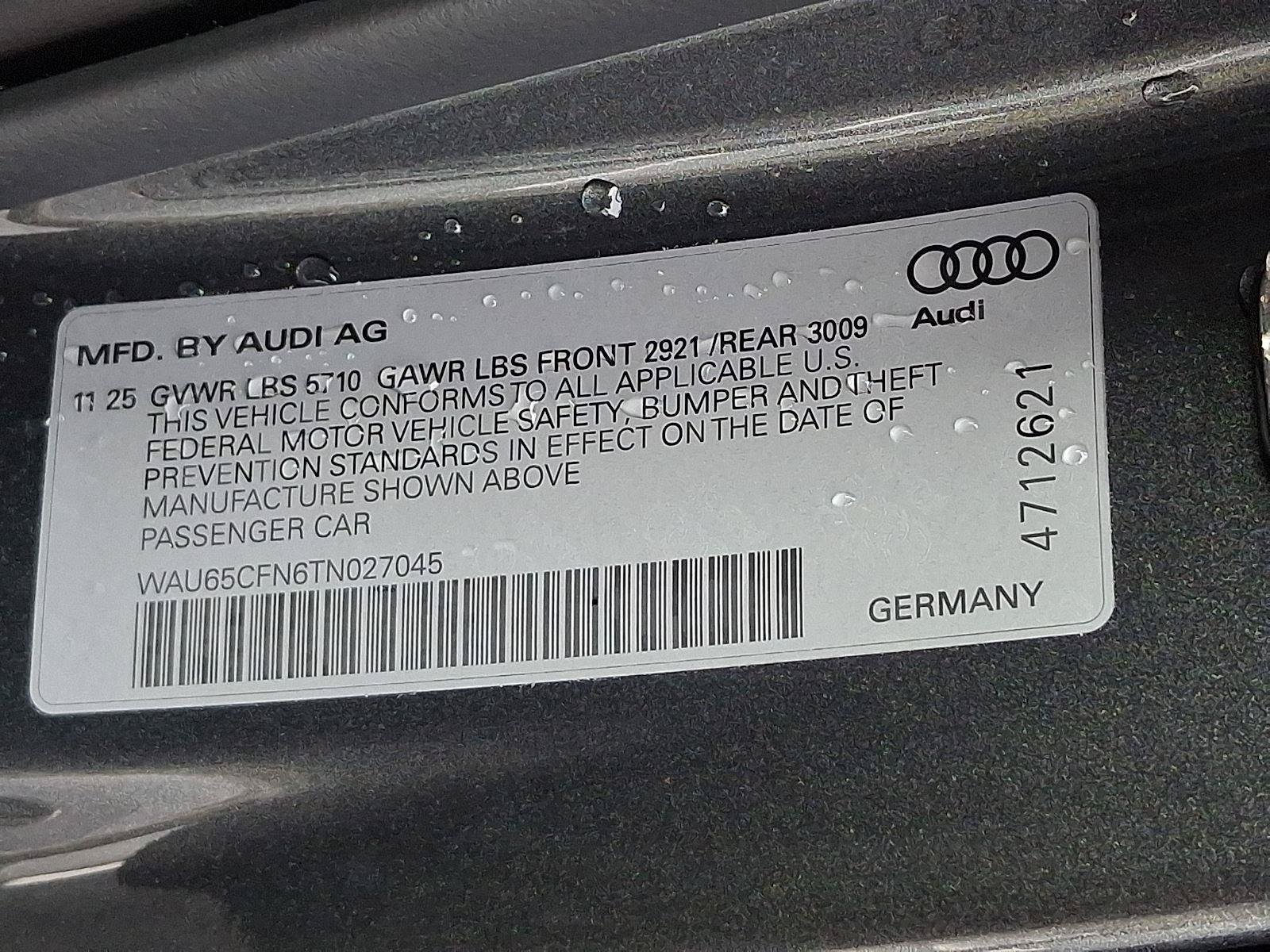 Certified 2026 Audi A6 Prestige w/ Prestige Package AWD/4WD image 27