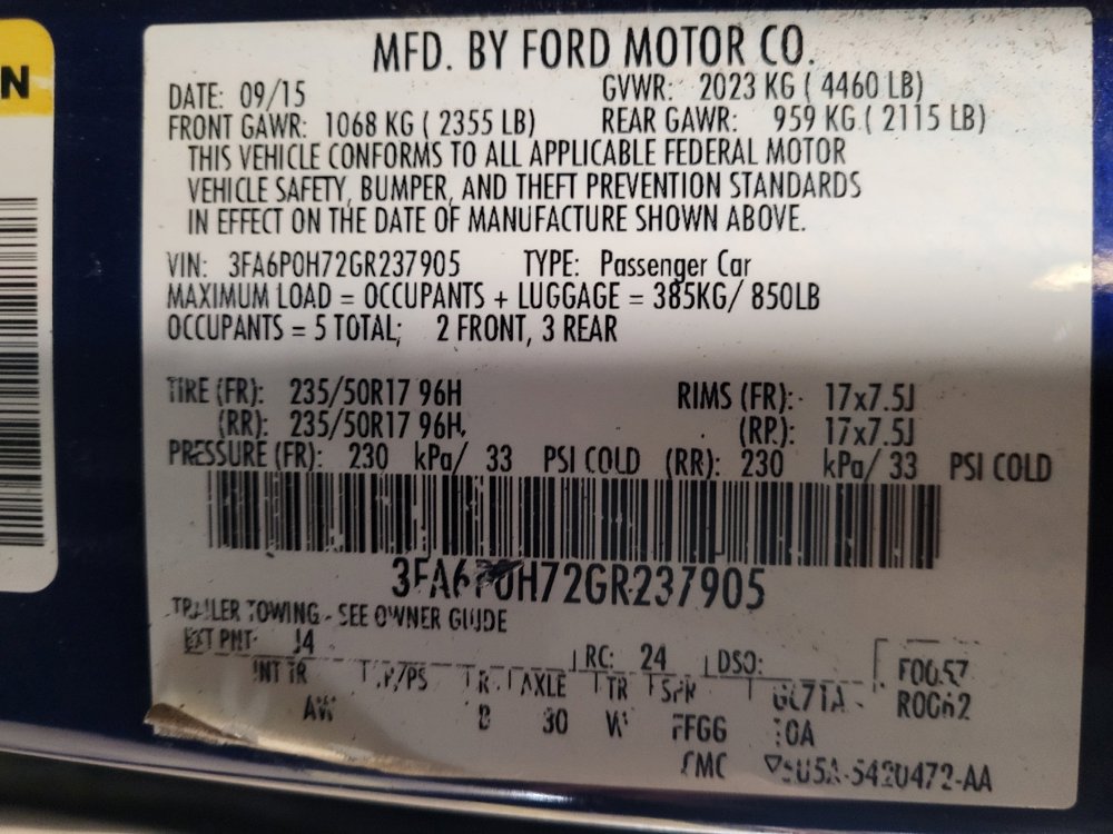 Used 2016 Ford Fusion SE image 33