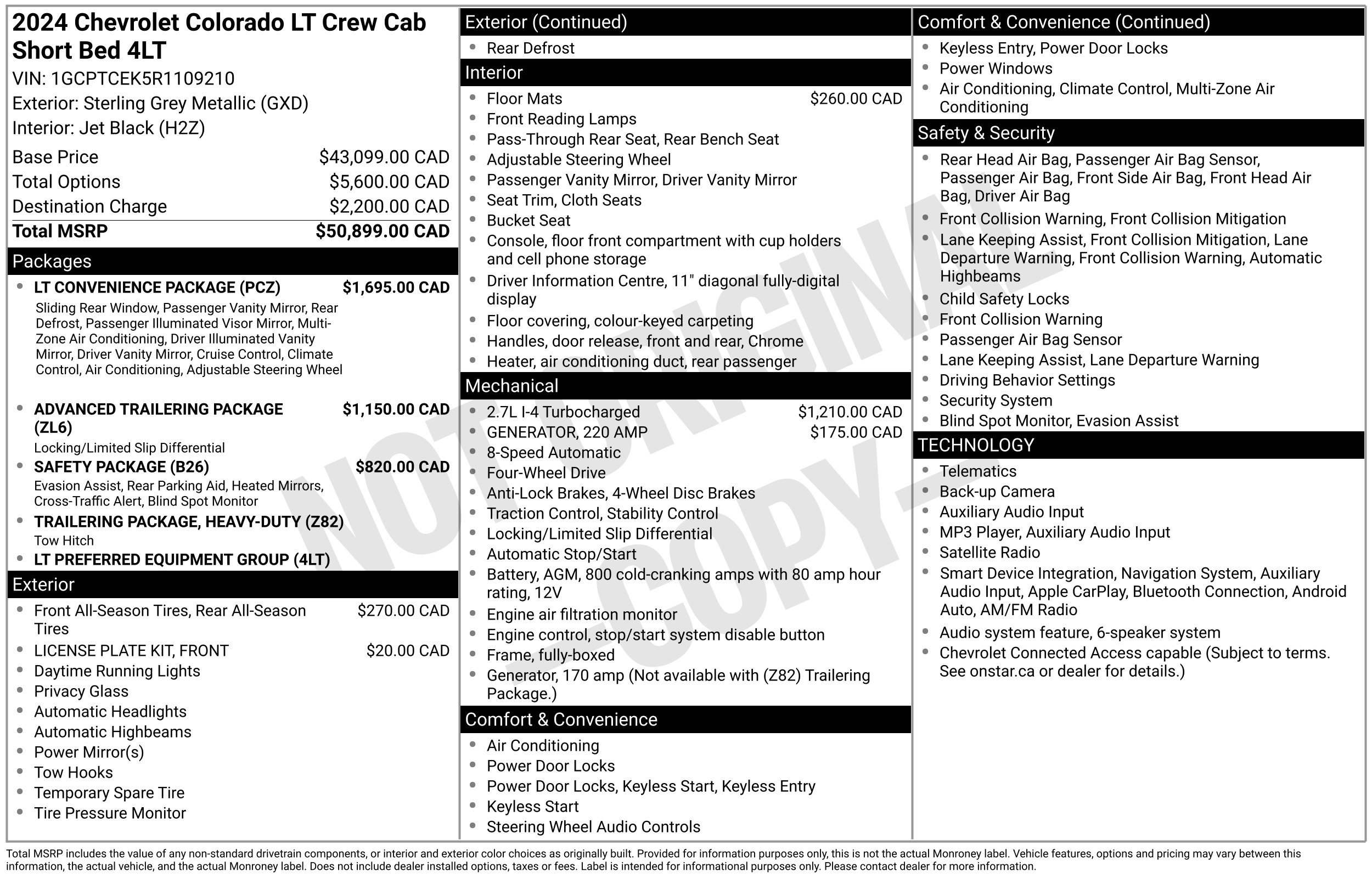 Used 2024 Chevrolet Colorado LT w/ LT Convenience Package AWD/4WD image 2