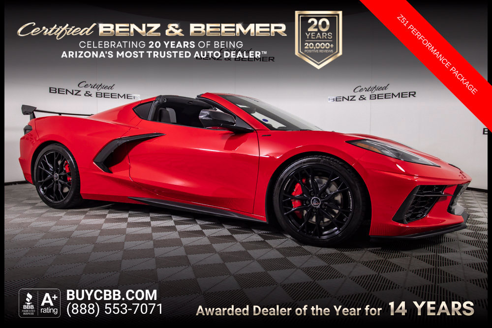 Used 2024 Chevrolet Corvette Stingray Coupe w/ Z51 Performance Package RWD image 1