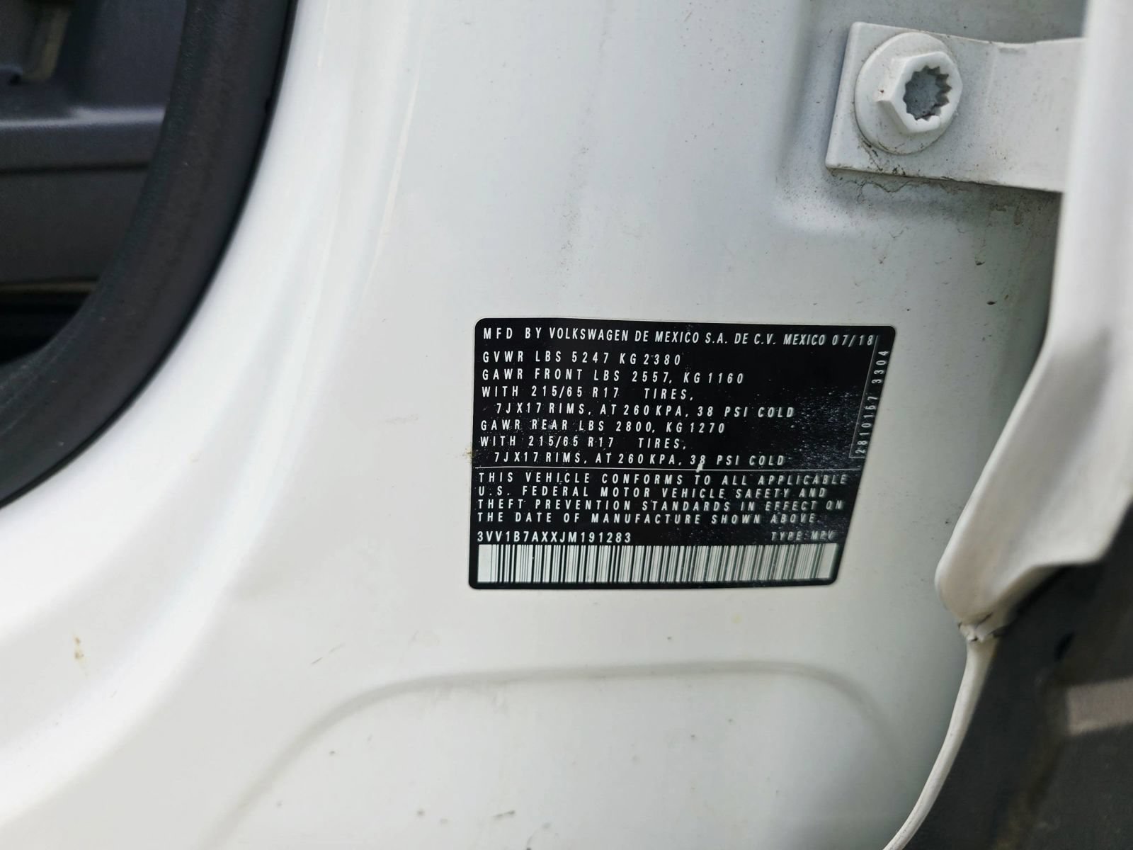 Used 2018 Volkswagen Tiguan S FWD image 59