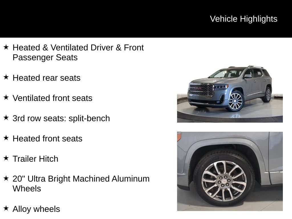 Used 2023 GMC Acadia Denali w/ Denali Technology Package AWD/4WD image 38