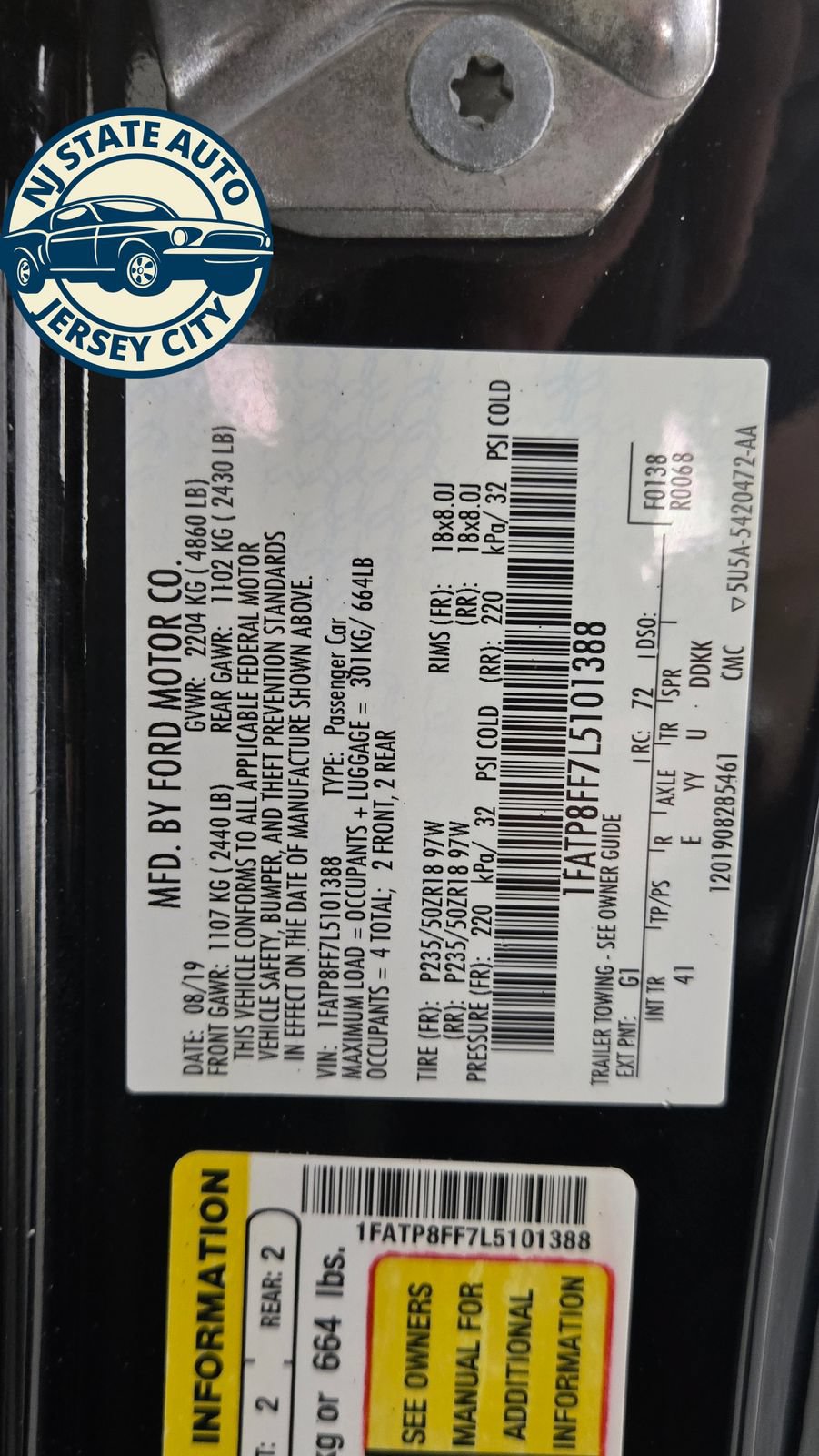 Used 2020 Ford Mustang GT Premium RWD image 26