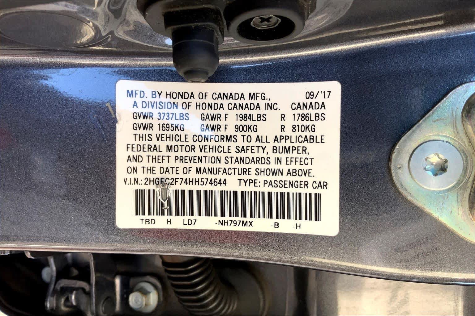 Used 2017 Honda Civic EX image 33