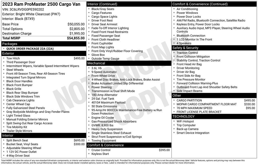 Used 2023 RAM ProMaster 2500 image 7