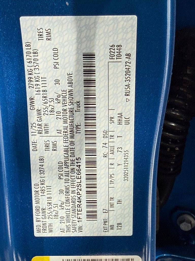 New 2025 Ford Ranger Lariat w/ FX4 Off-Road Package image 45