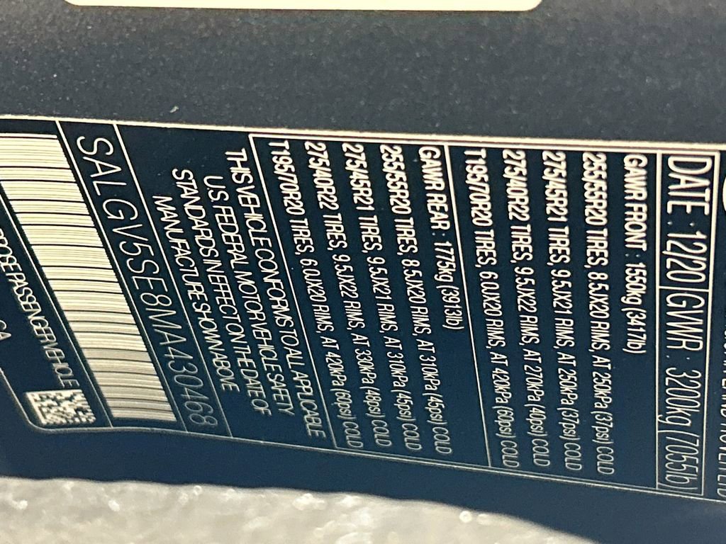 Used 2021 Land Rover Range Rover Long Wheelbase Autobiography image 34