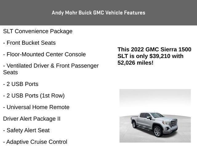 Used 2022 GMC Sierra 1500 SLT w/ SLT Premium Plus Package image 20