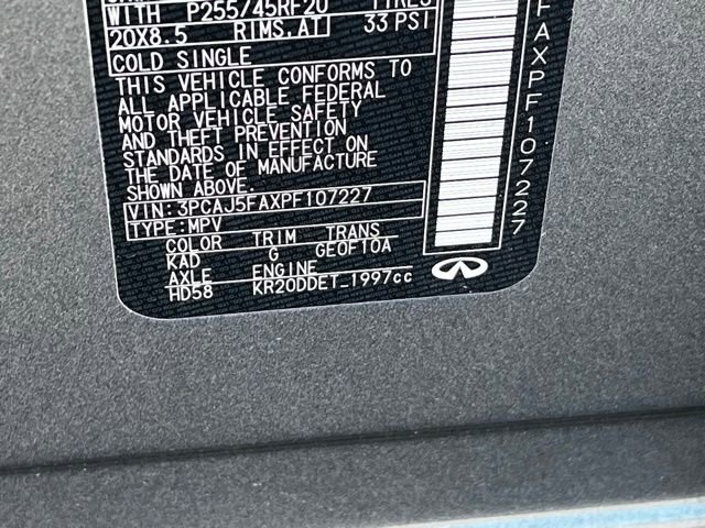 Used 2023 INFINITI QX50 Sport image 37