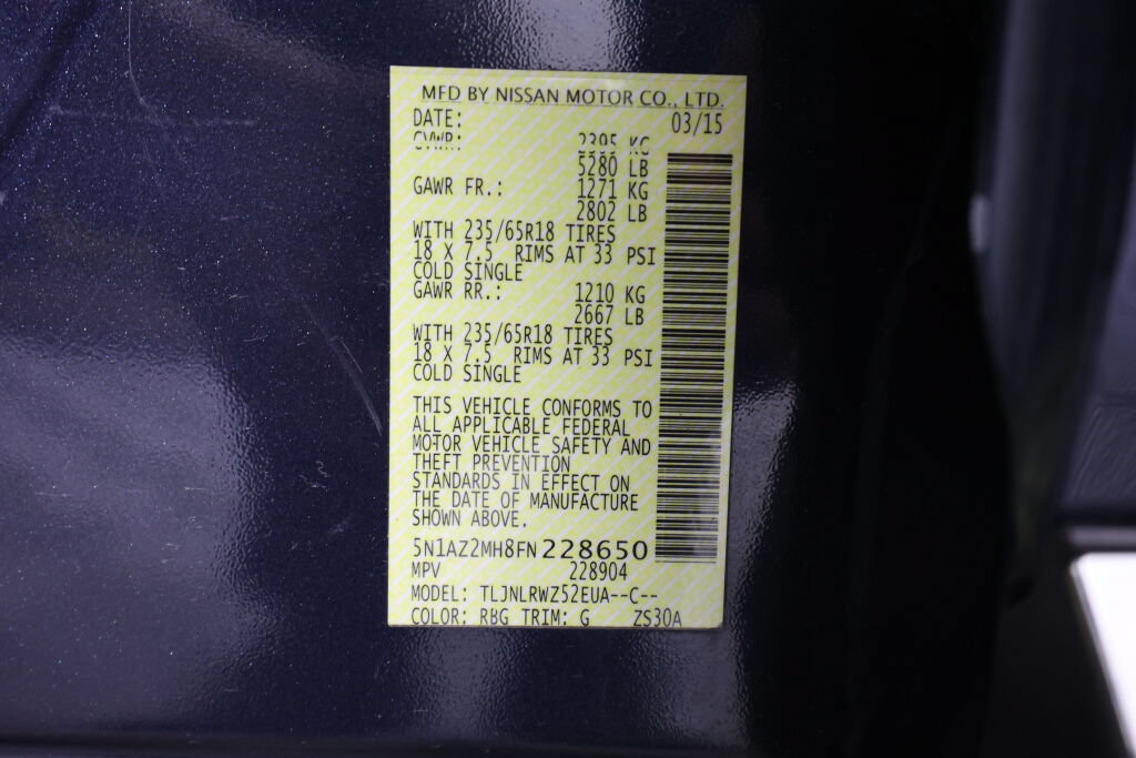 Used 2015 Nissan Murano SL w/ SL Technology Package AWD/4WD image 40