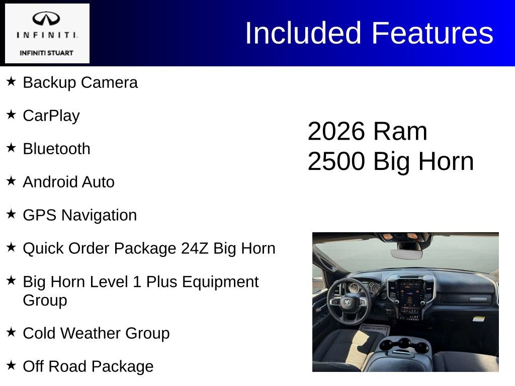 Used 2026 RAM 2500 Big Horn AWD/4WD video 2