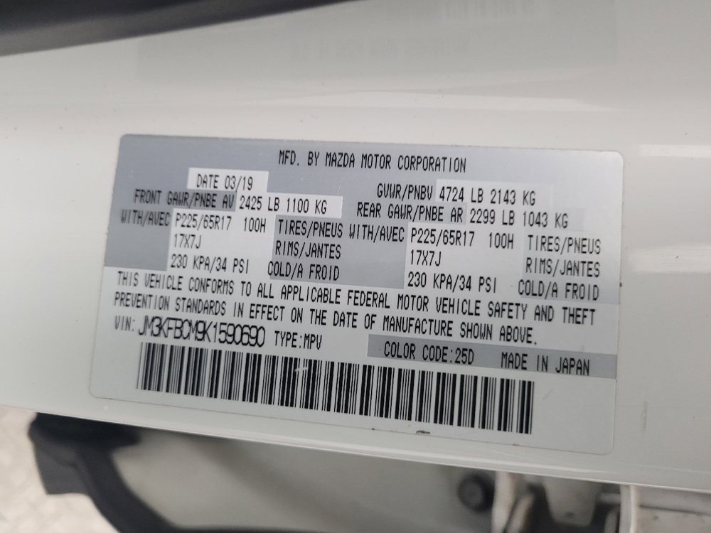 Used 2019 MAZDA CX-5 Touring AWD/4WD image 33