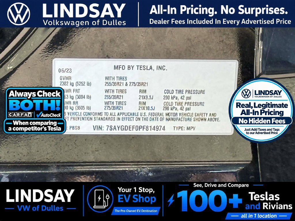 Used 2023 Tesla Model Y Performance AWD/4WD image 37