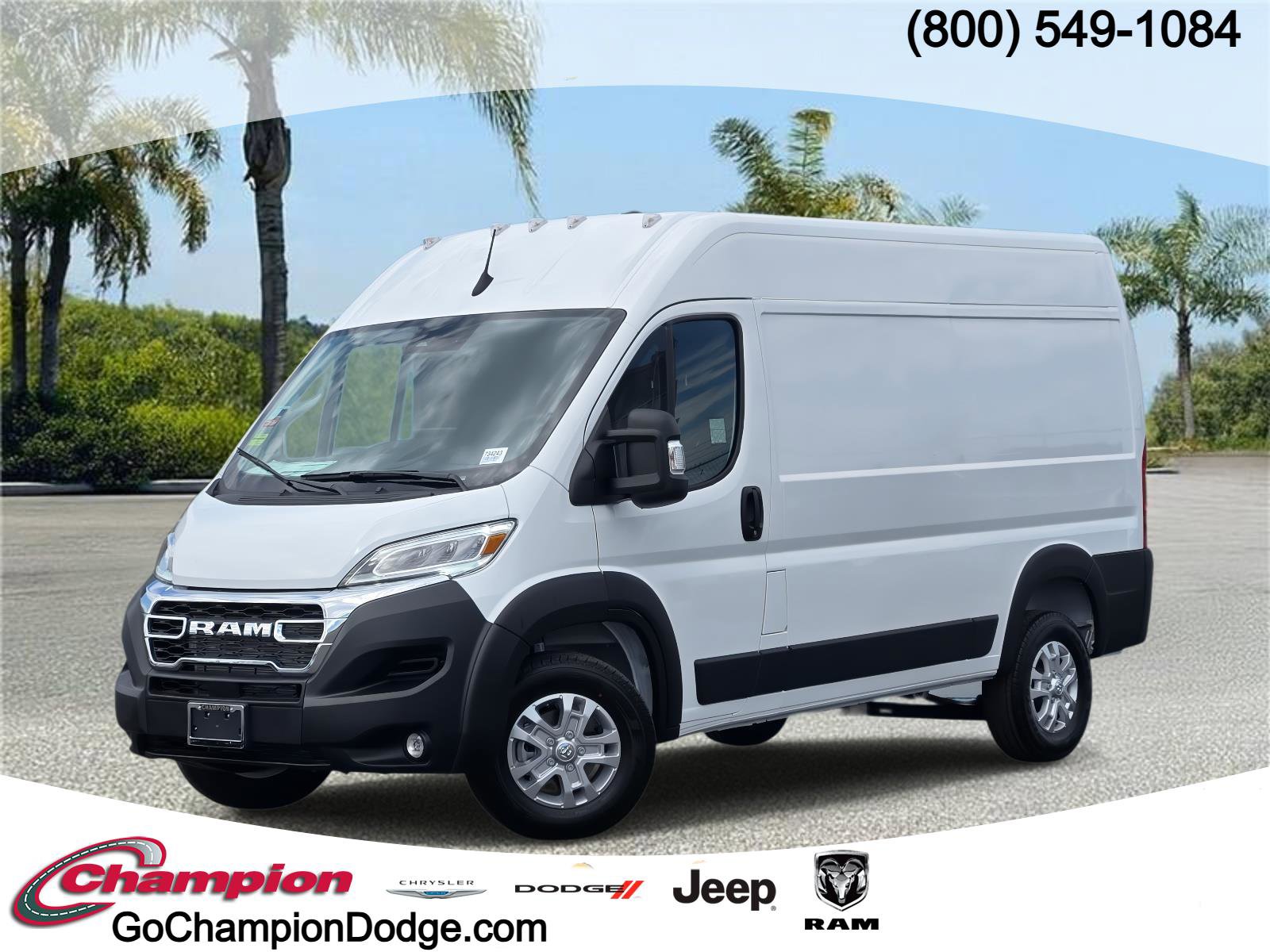 New 2026 RAM ProMaster 1500 w/ Quick Order Package 22G SLT
