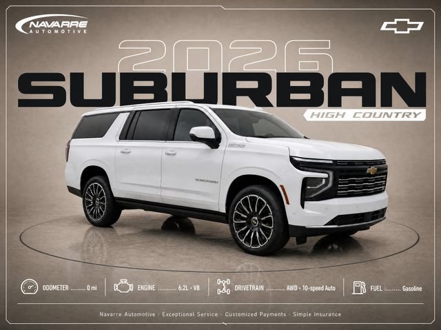 New 2026 Chevrolet Suburban High Country