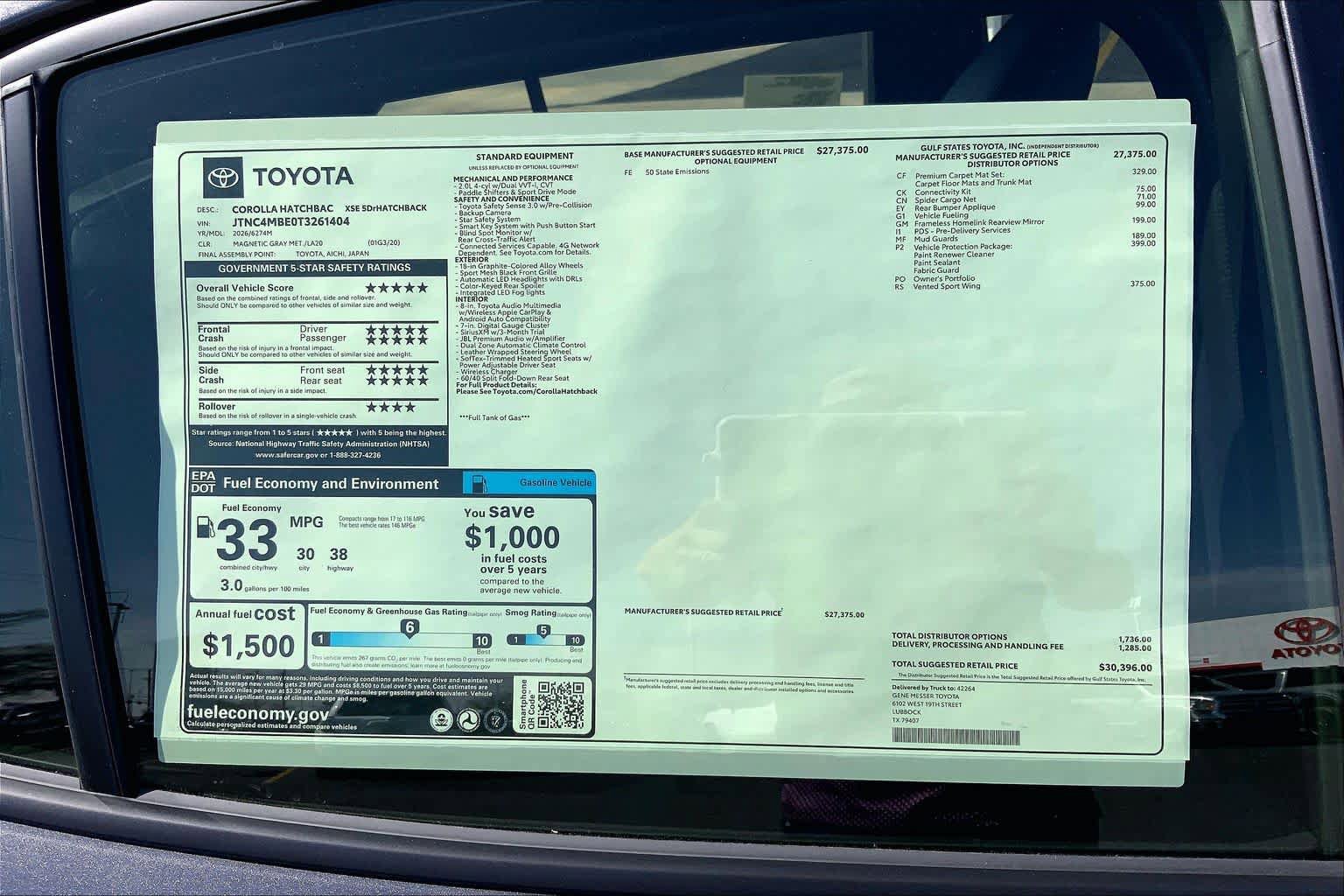 Used 2026 Toyota Corolla XSE FWD image 22