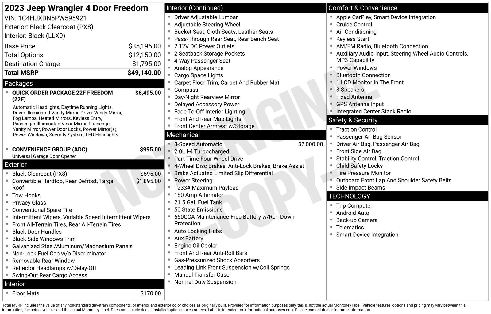 Used 2023 Jeep Wrangler Unlimited Sport AWD/4WD image 14