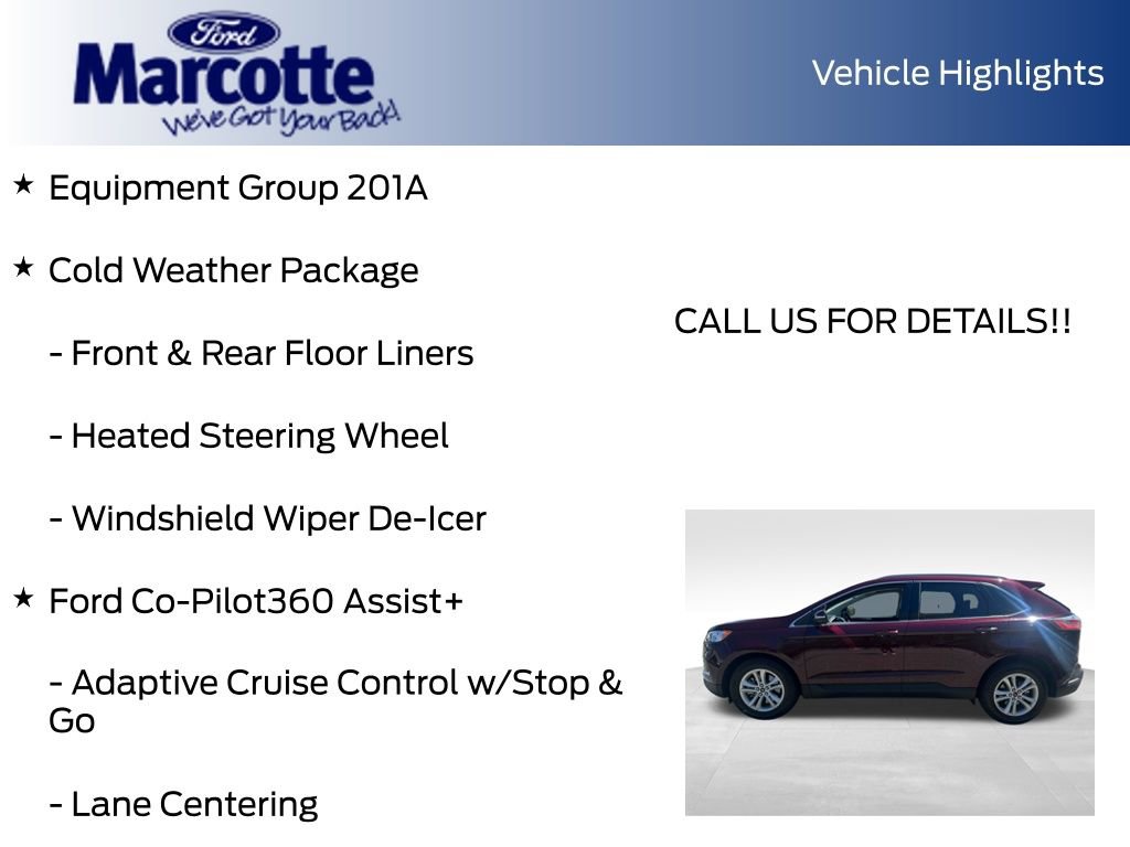 Used 2020 Ford Edge SEL w/ Cold Weather Package AWD/4WD image 9