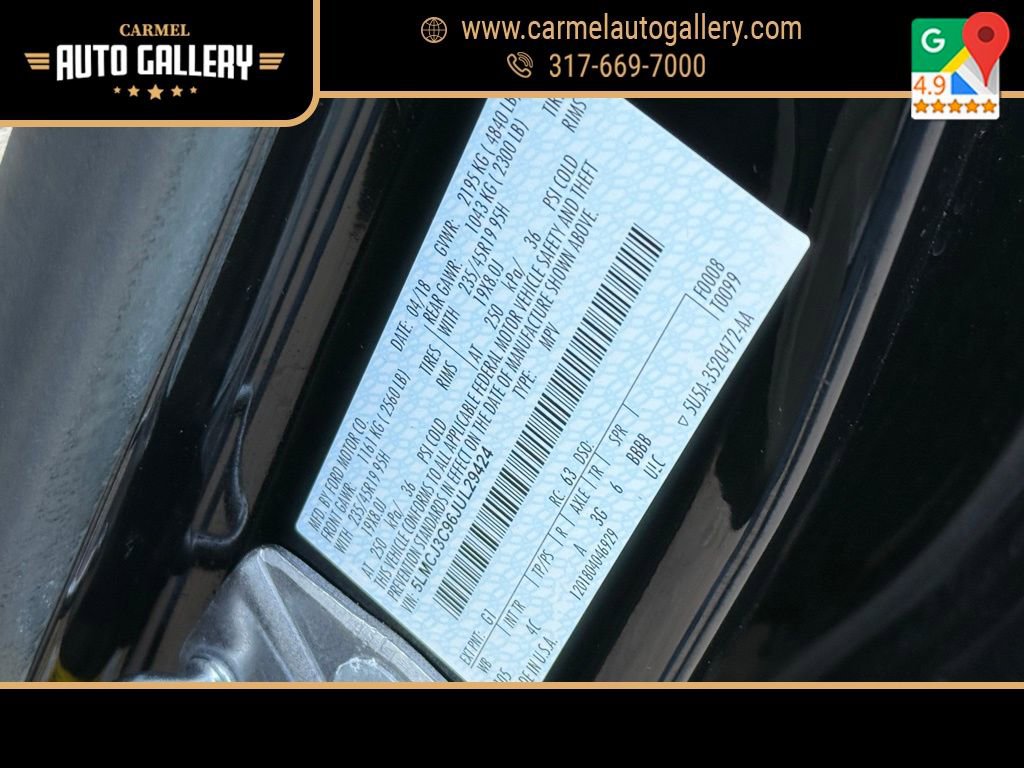 Used 2018 Lincoln MKC Reserve w/ Lincoln MKC Climate Package image 39