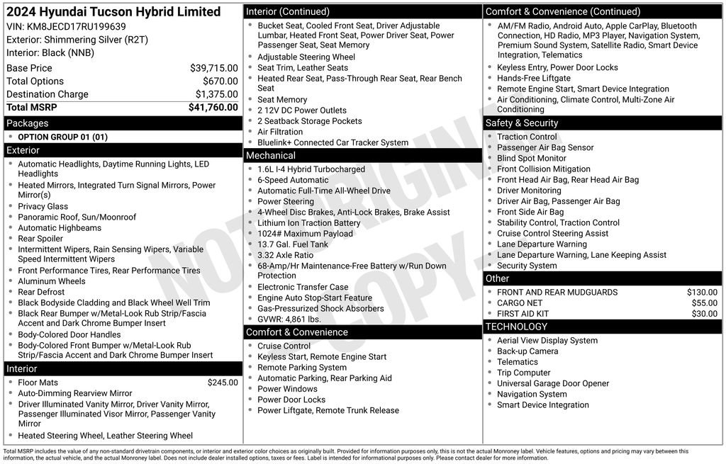 Used 2024 Hyundai Tucson Limited image 9