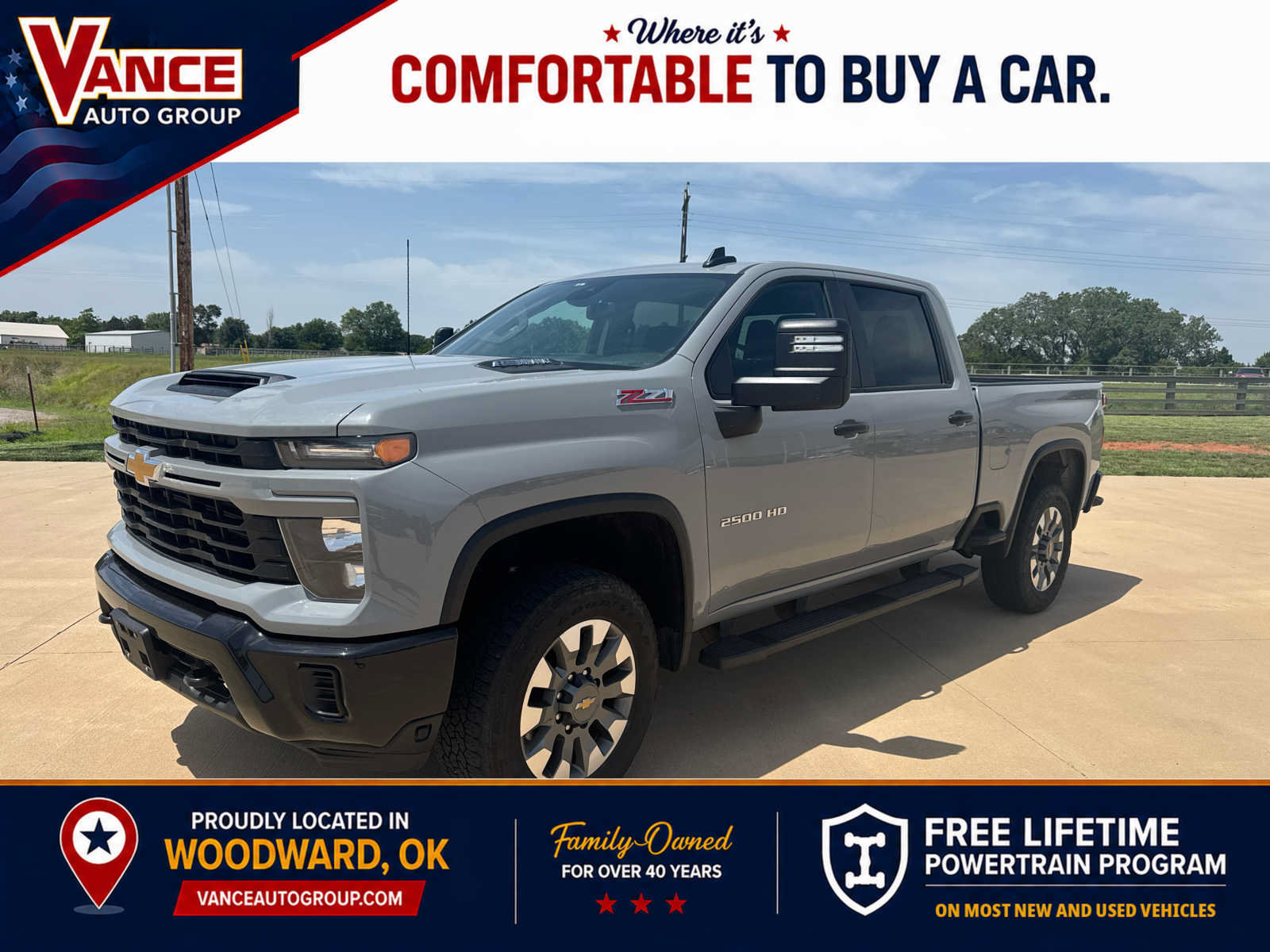 Used 2024 Chevrolet Silverado 2500 Custom w/ Custom Value Package AWD/4WD image 1