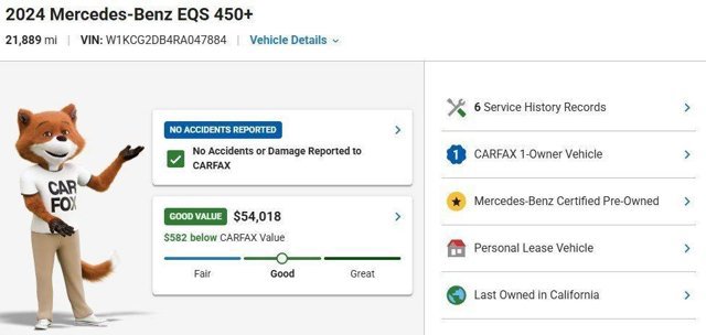 Certified 2024 Mercedes-Benz EQS 450+ Sedan image 3