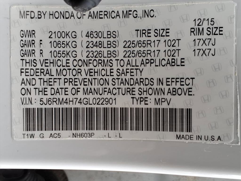 Used 2016 Honda CR-V EX-L image 29