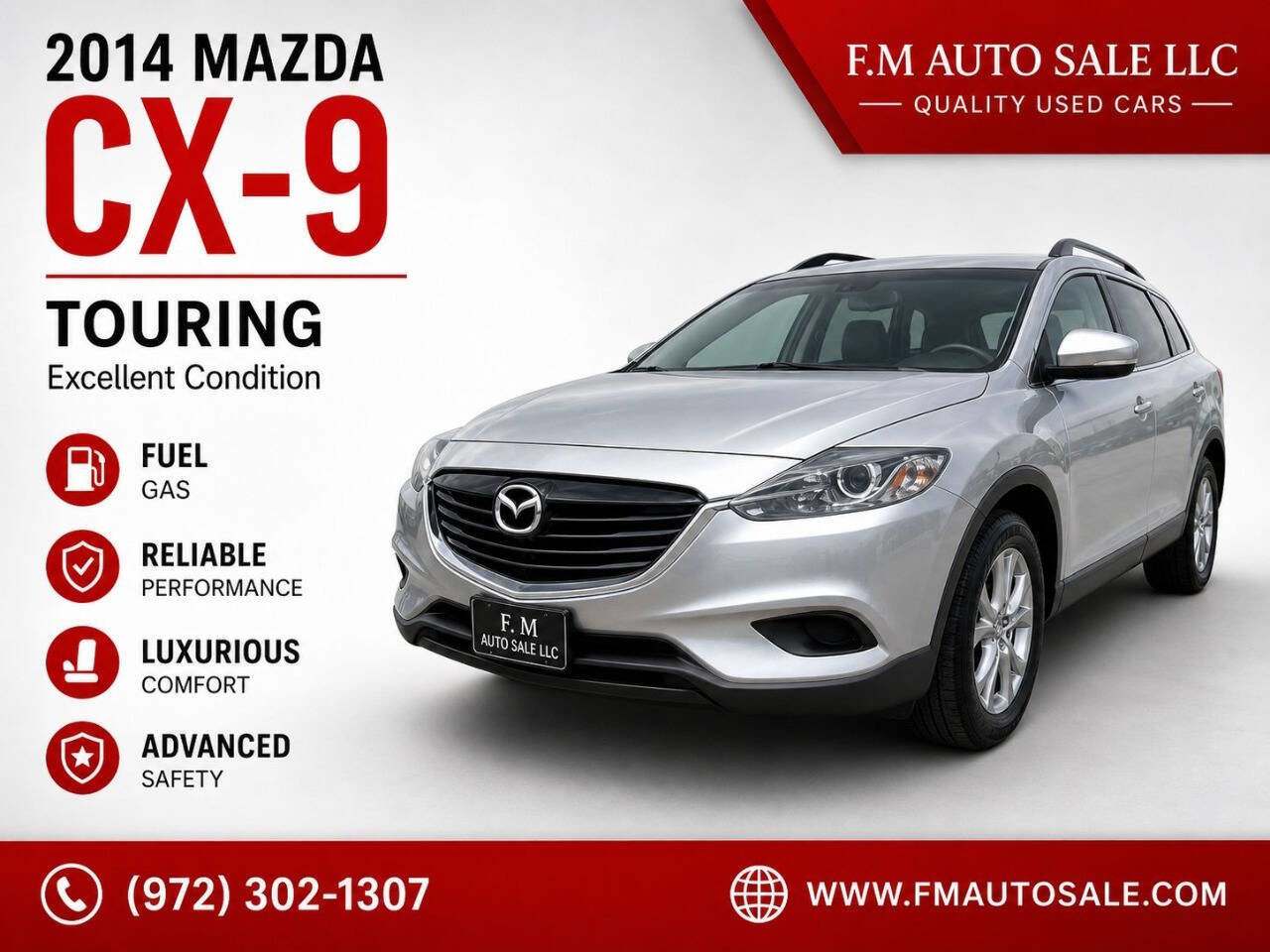 Used 2014 MAZDA CX-9 Touring