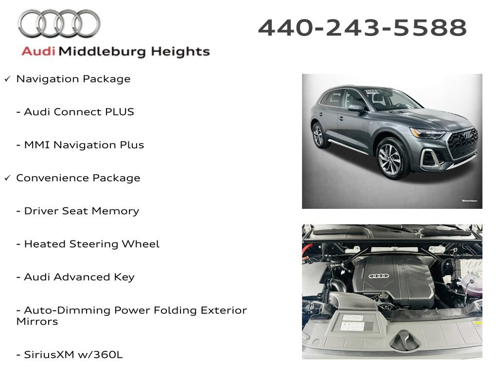 Certified 2023 Audi Q5 2.0T Premium Plus w/ Premium Plus Package AWD/4WD image 7
