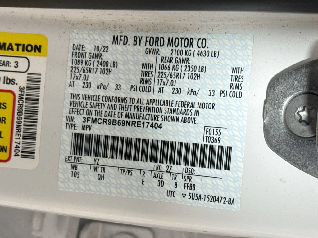 Used 2022 Ford Bronco Sport Big Bend AWD/4WD image 33