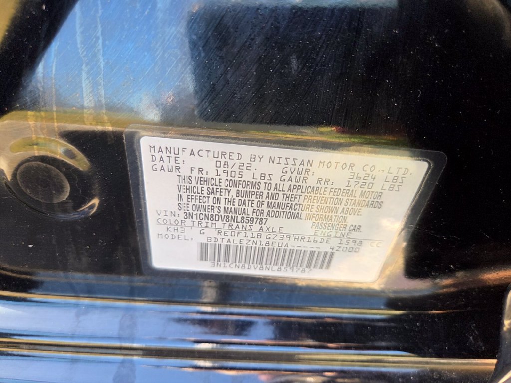 Used 2022 Nissan Versa S w/ Electronics Package FWD image 32