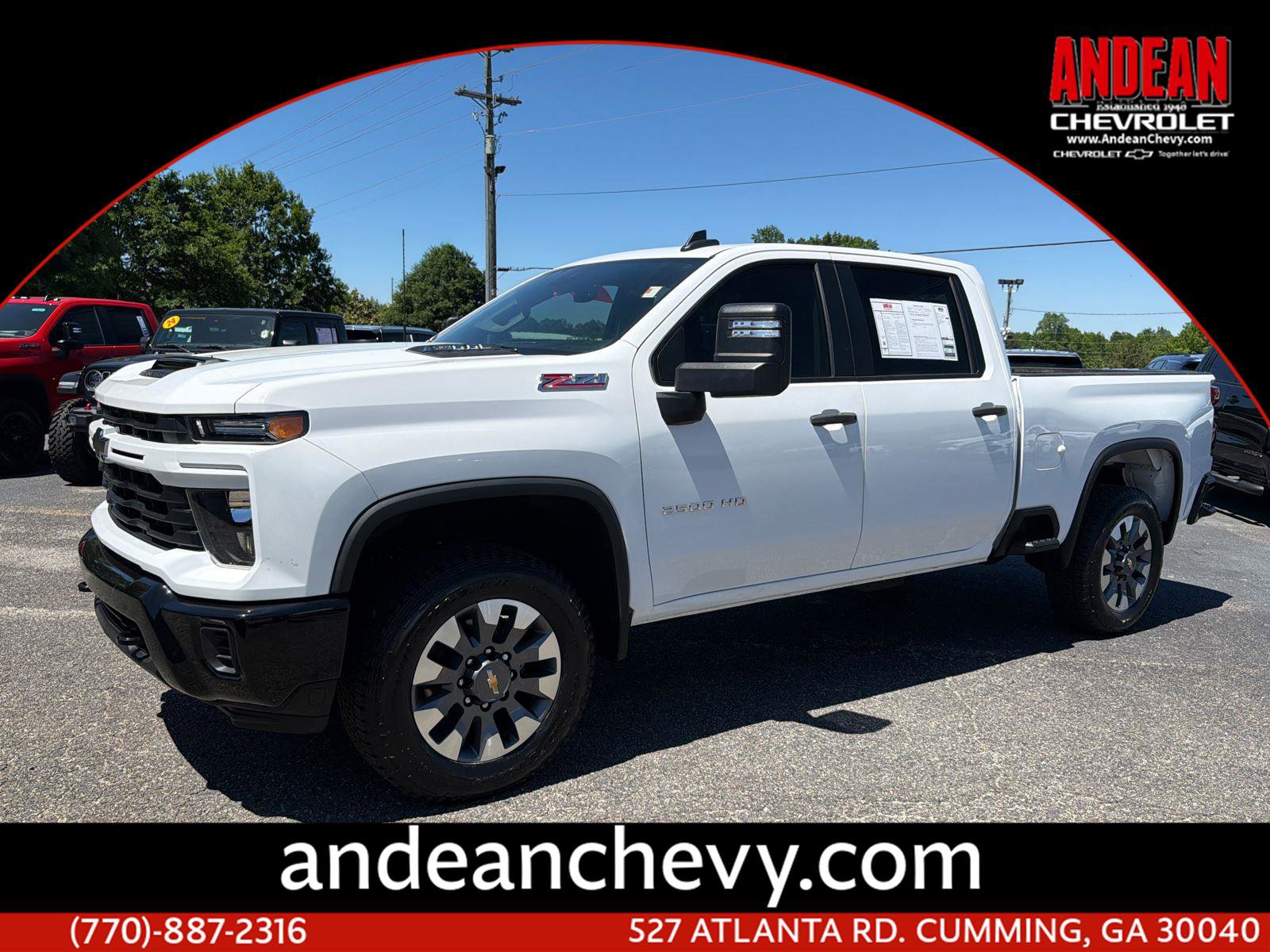 Used 2024 Chevrolet Silverado 2500 Custom w/ Custom Value Package AWD/4WD image 1