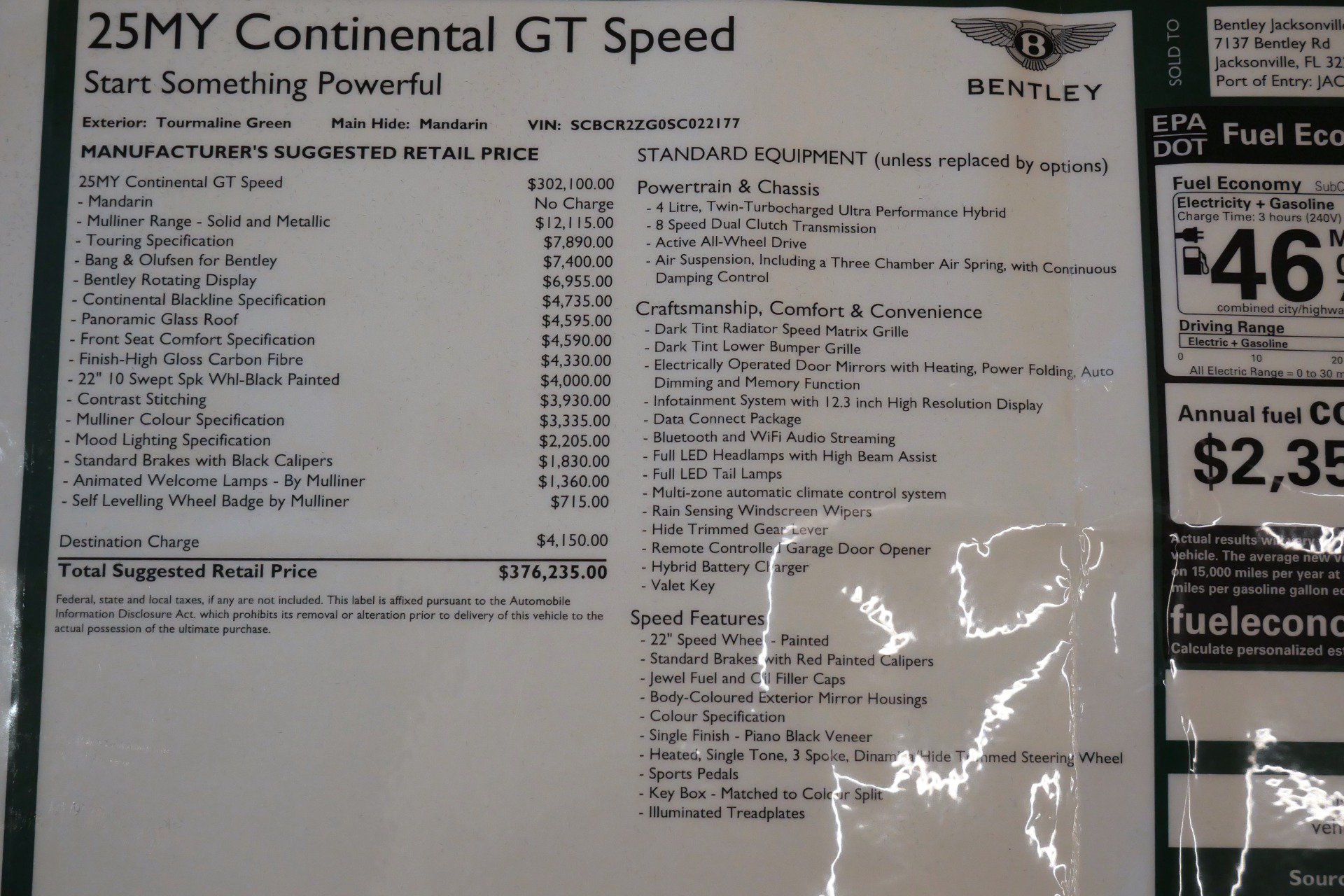 Used 2025 Bentley Continental GT Speed AWD/4WD image 26