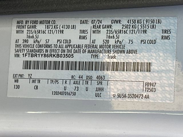 Used 2024 Ford Transit 250 Low Roof w/ Exterior Upgrade Package image 42