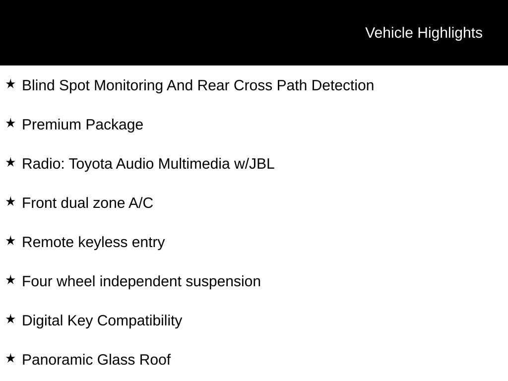Used 2025 Toyota Camry XLE w/ Premium Package image 36