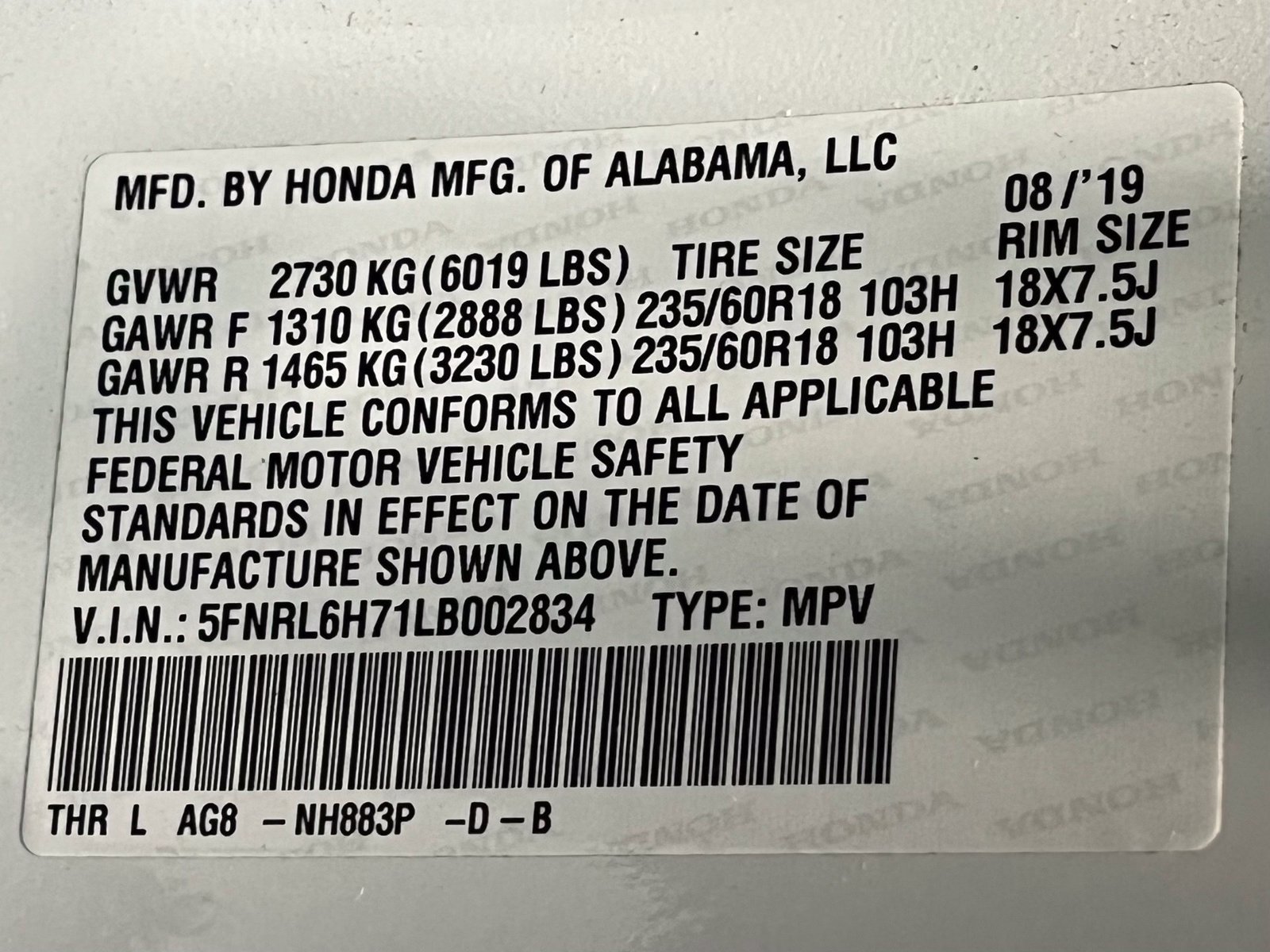 Used 2020 Honda Odyssey EX-L image 18