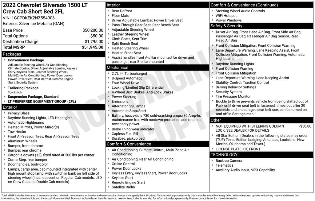 Used 2022 Chevrolet Silverado 1500 LT AWD/4WD image 17