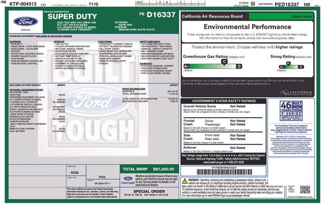 Used 2023 Ford F250 XLT w/ Camper Package AWD/4WD image 14