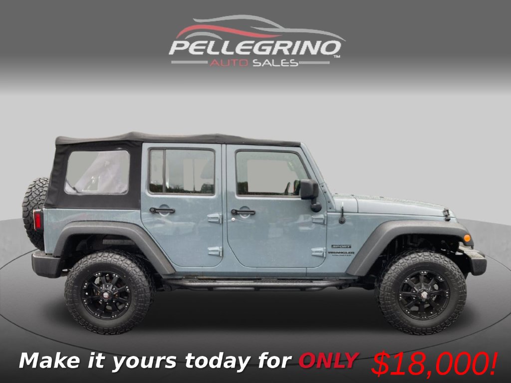 Used 2015 Jeep Wrangler Unlimited Sport w/ Connectivity Group AWD/4WD image 8