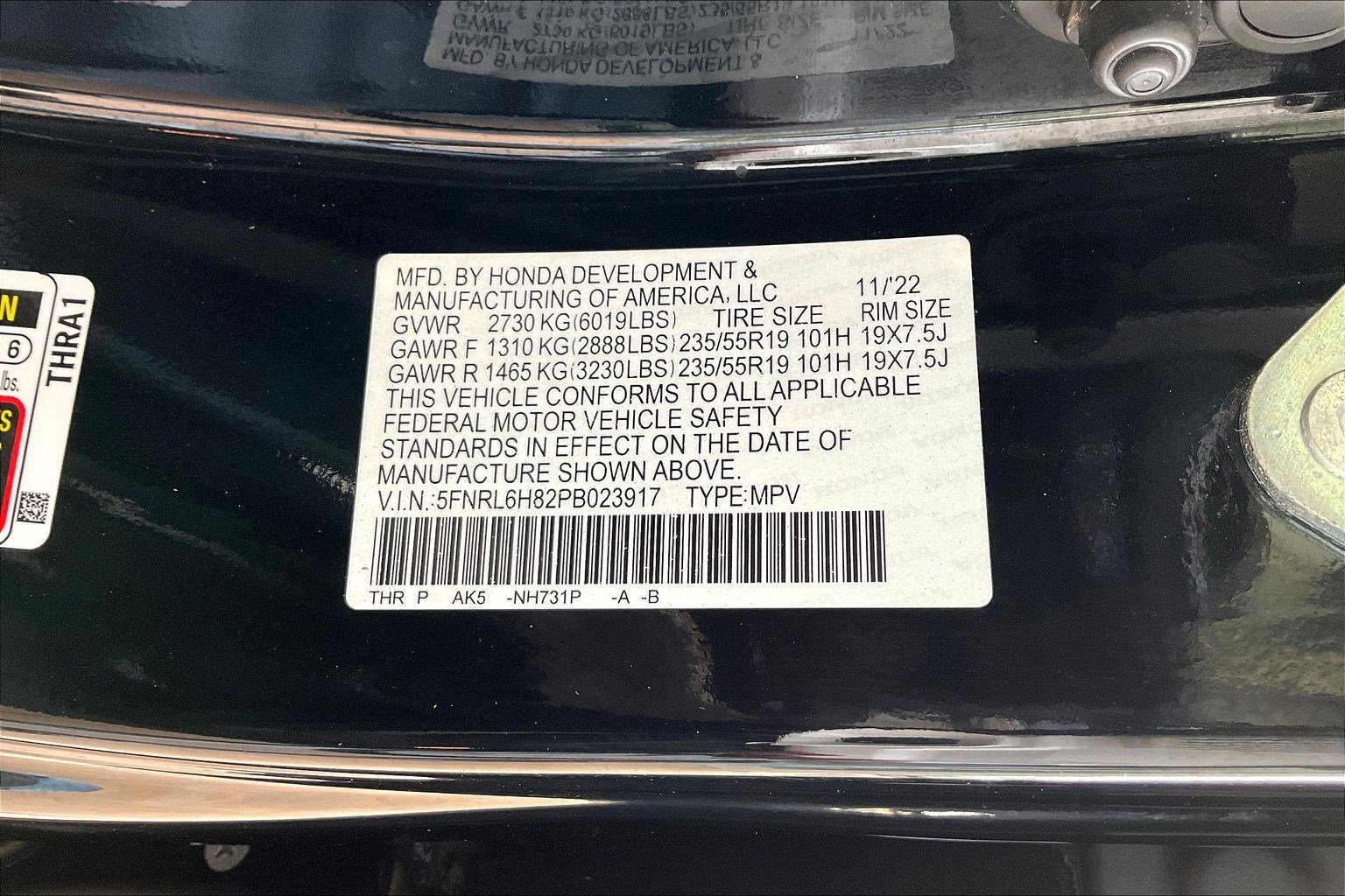 Used 2023 Honda Odyssey Touring image 19