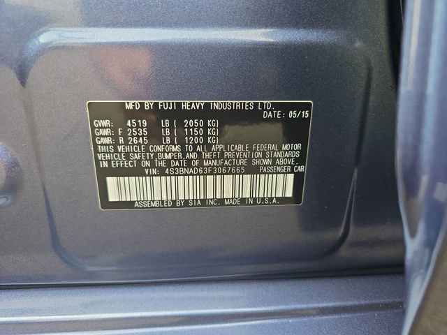 Used 2015 Subaru Legacy 2.5i Premium w/ Moonroof Package image 18